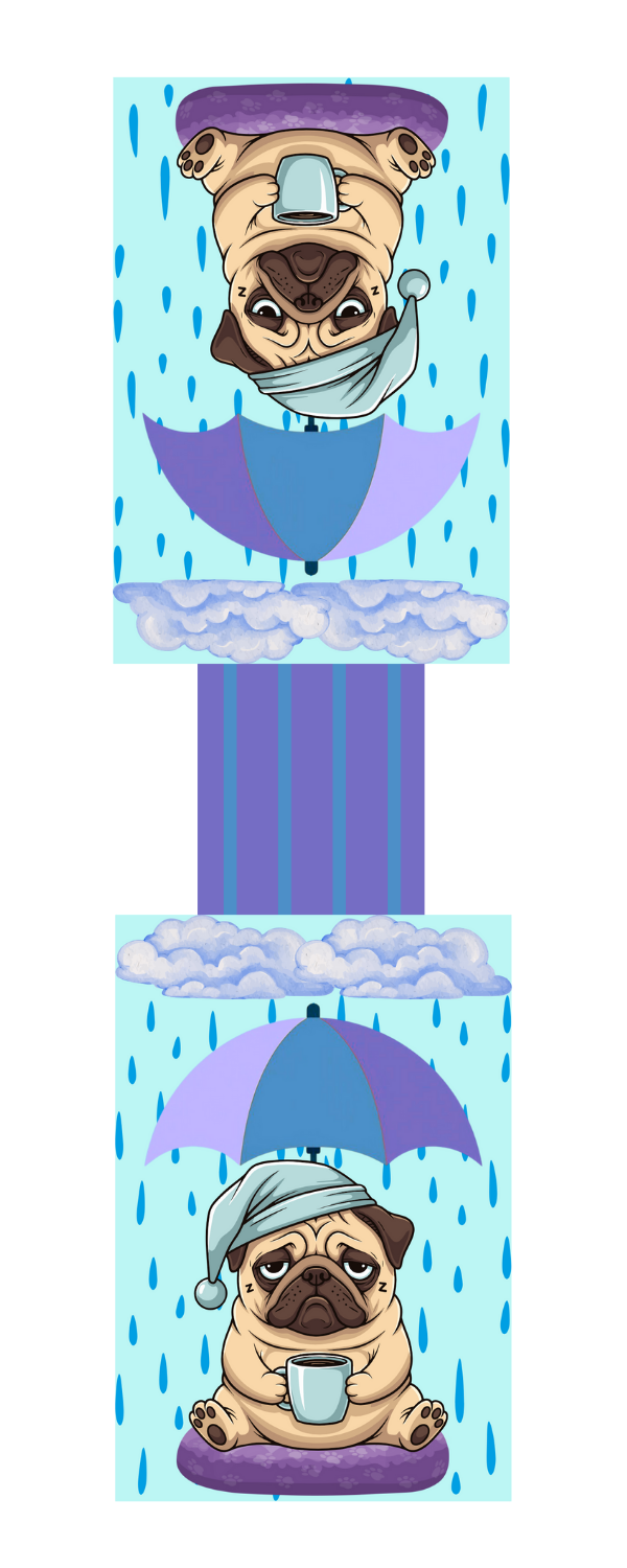 Rainy Dog Magnetic Bookmark Autumnmist Boutique