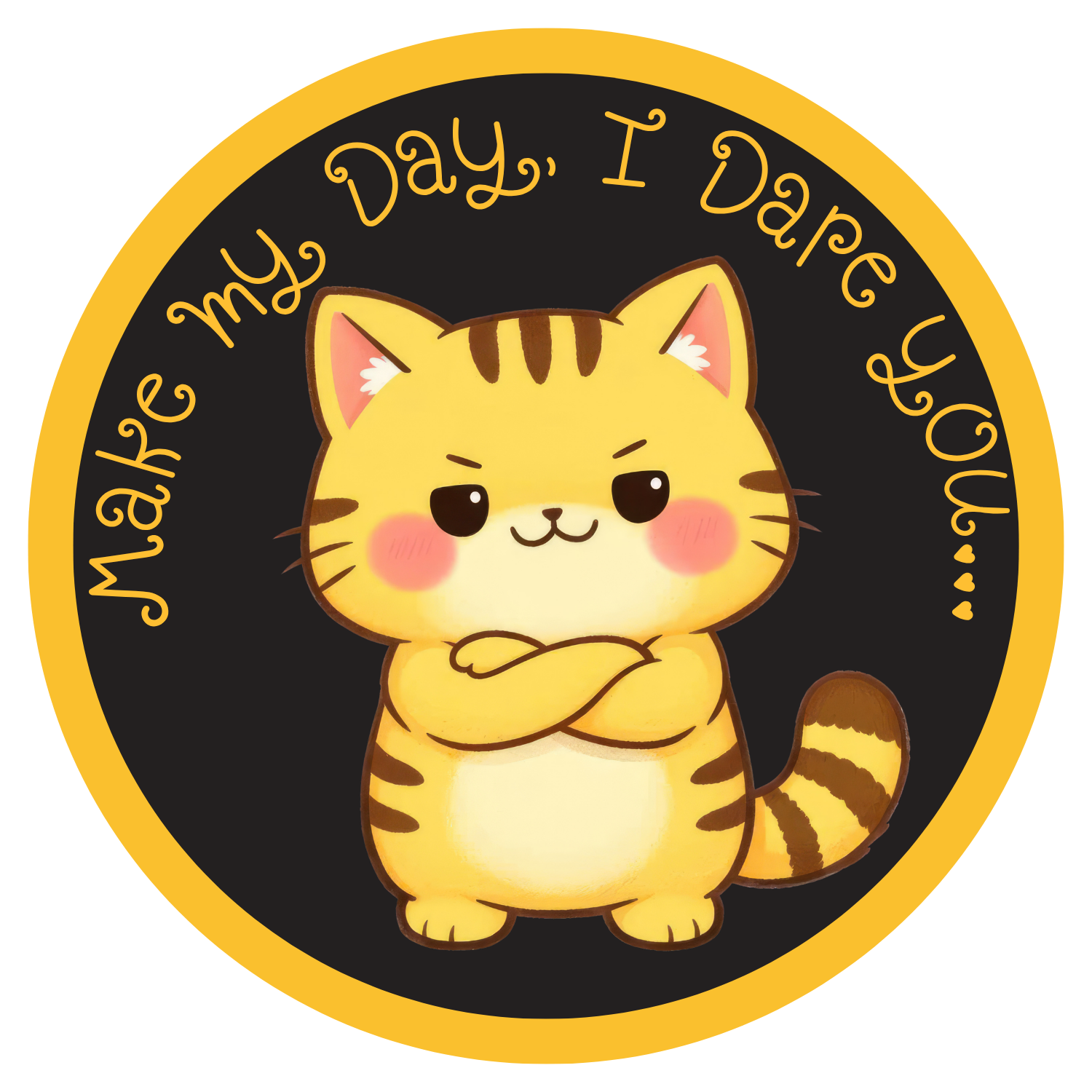 Make My Day Vinyl Sticker Autumnmist Boutique