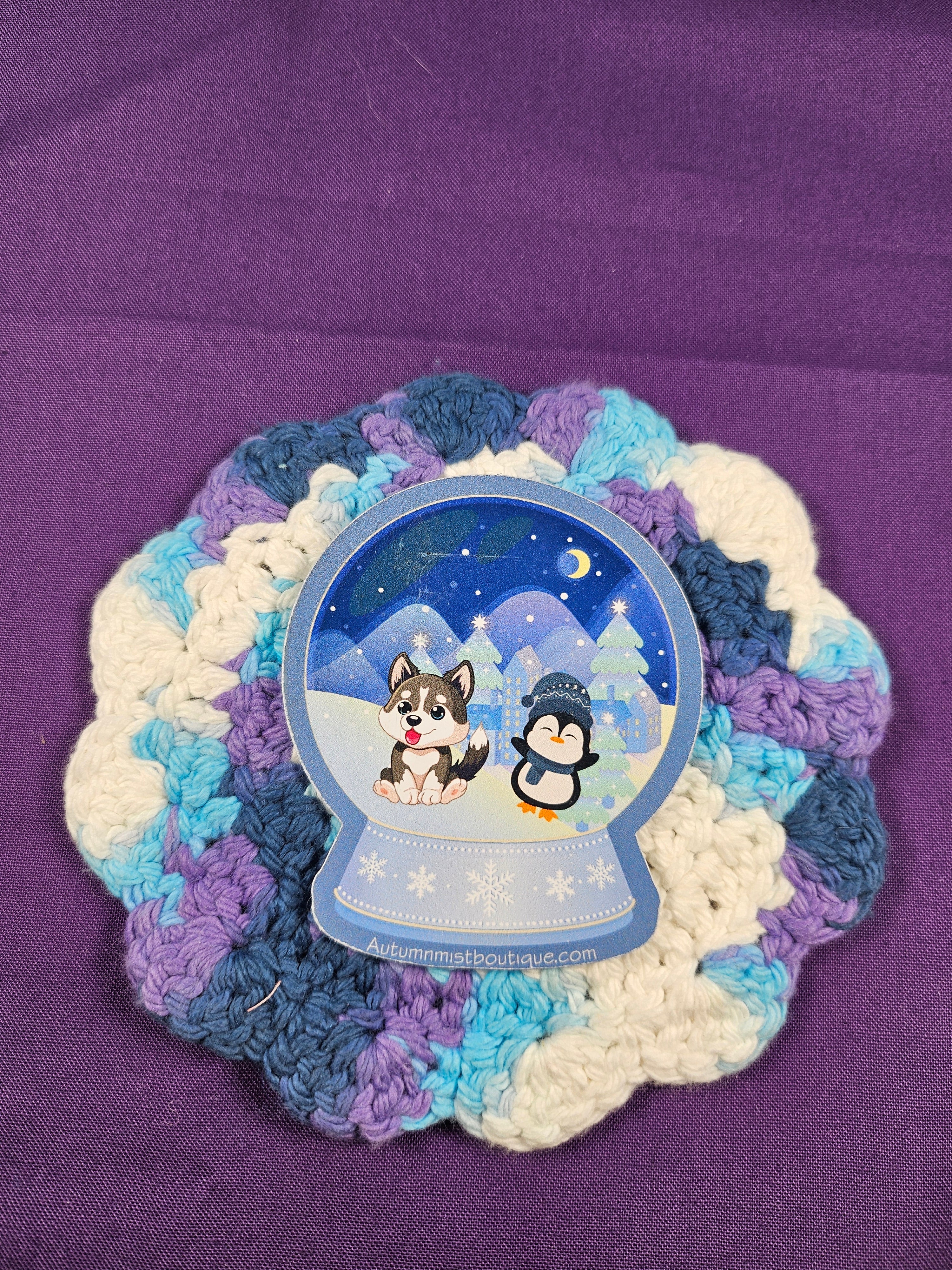 Winter Snowglobe Sticker Autumnmist Boutique
