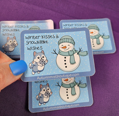 Winter Kisses Sticker Autumnmist Boutique