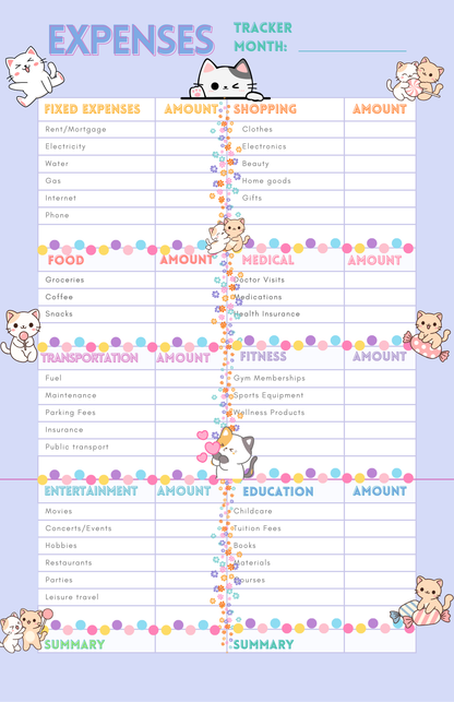 Sweet Paws Parade Planner Notepad 5.5" x 8.5" Autumnmist Boutique