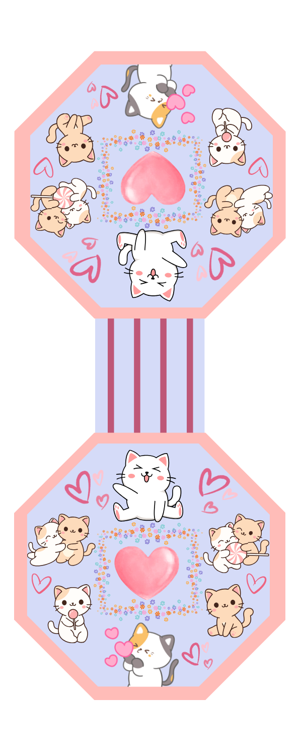 Sweet Paws Parade Magnetic Bookmark Autumnmist Boutique