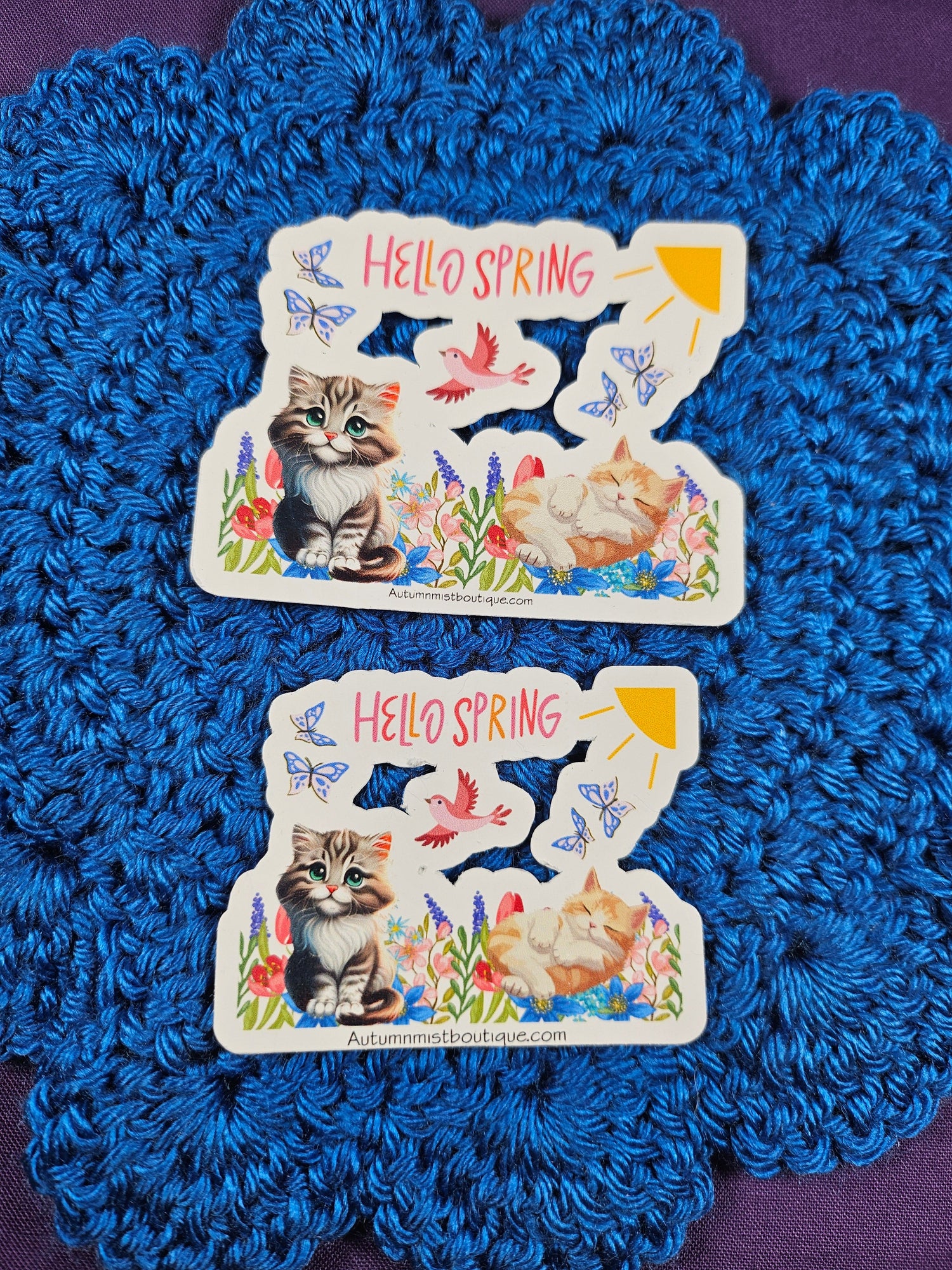 Hello Spring Sticker Autumnmist Boutique