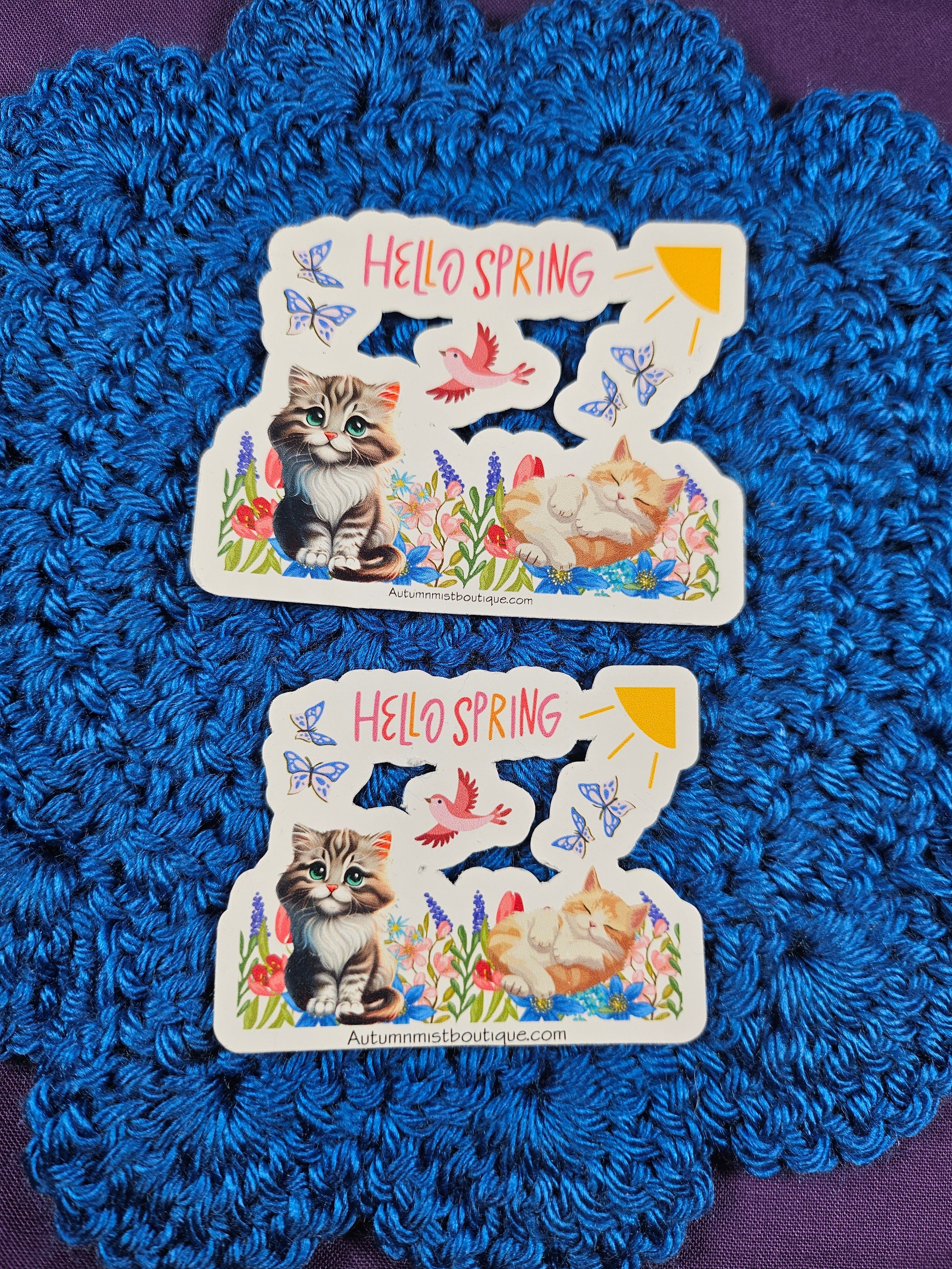 Hello Spring Sticker Autumnmist Boutique