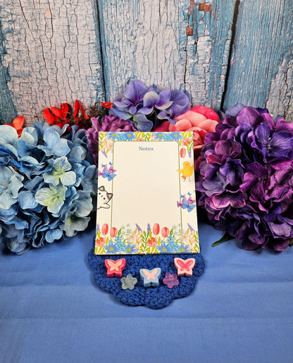 Whimsical Floral Animal Notepad