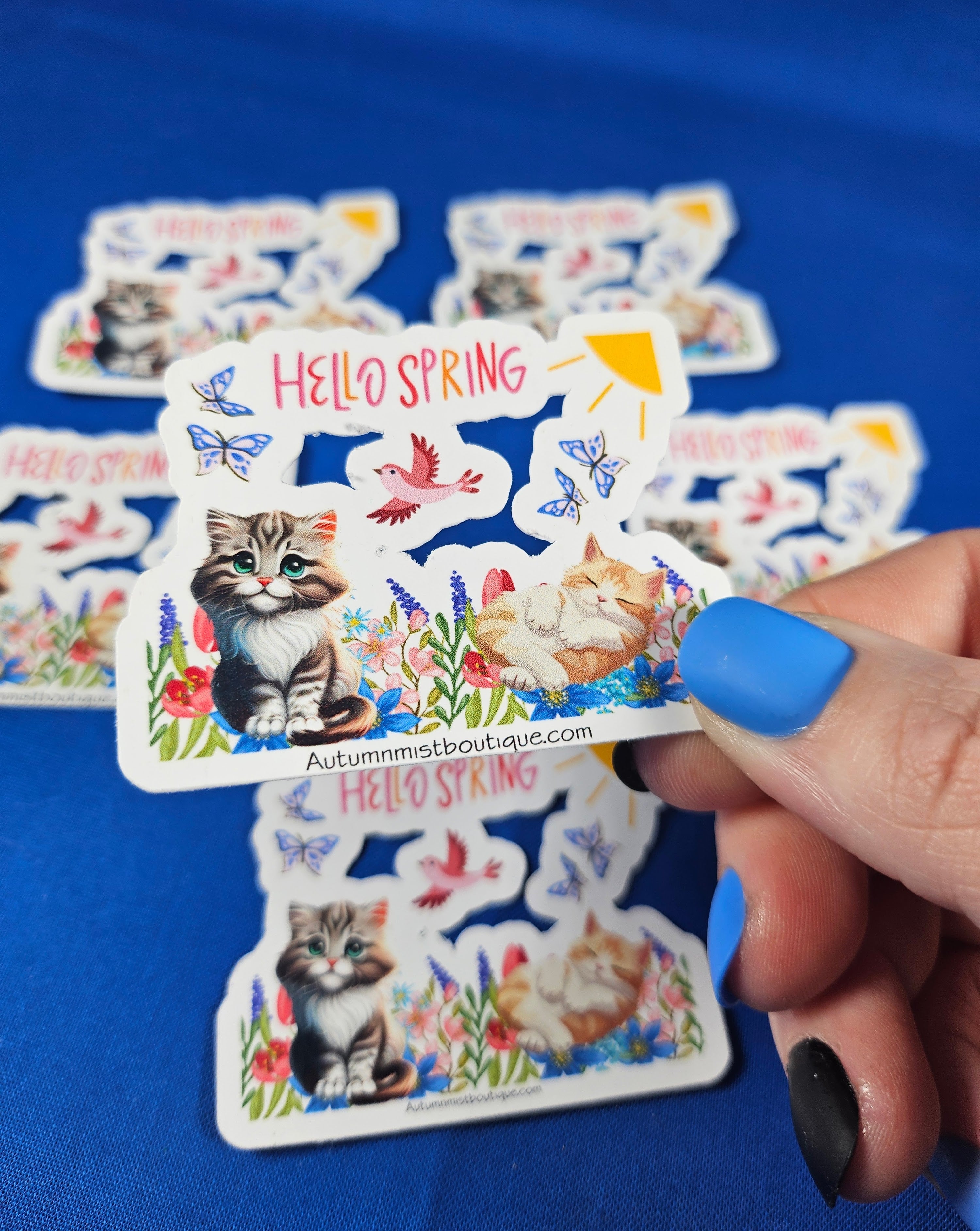 Hello Spring Sticker Autumnmist Boutique