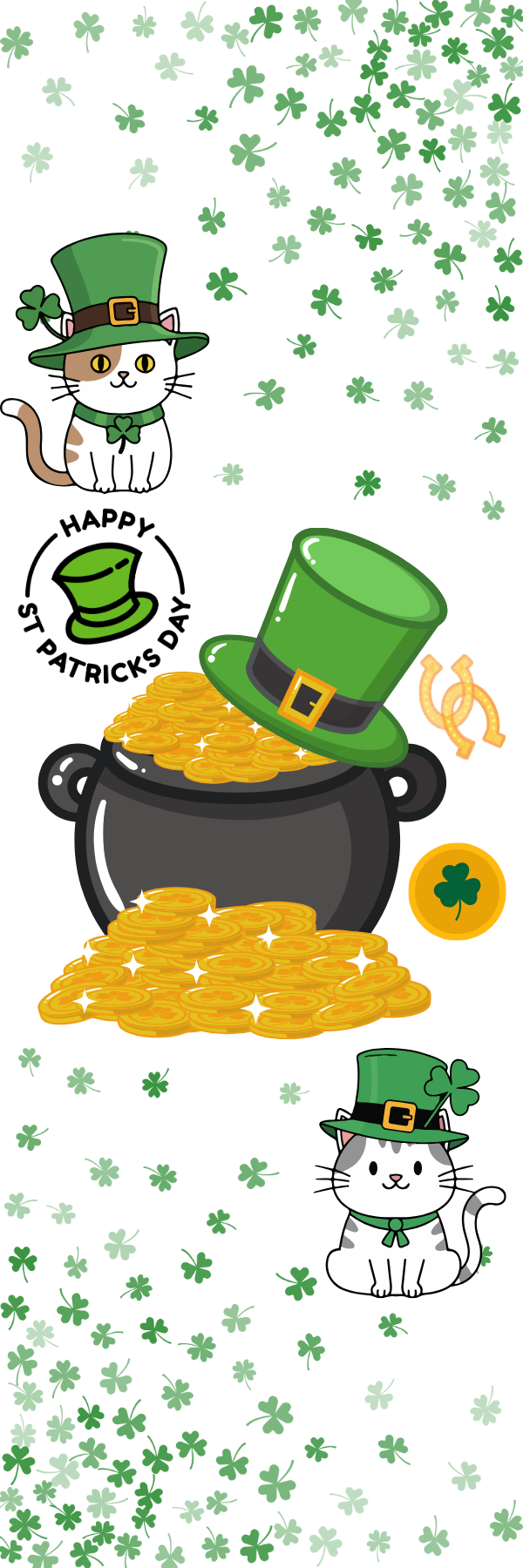 Lucky Whiskers Laminated Bookmark Autumnmist Boutique