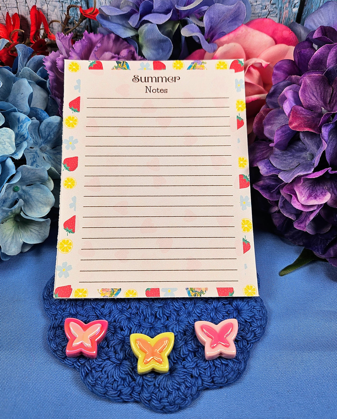 Summer Notes – Fruit Basket Notepad