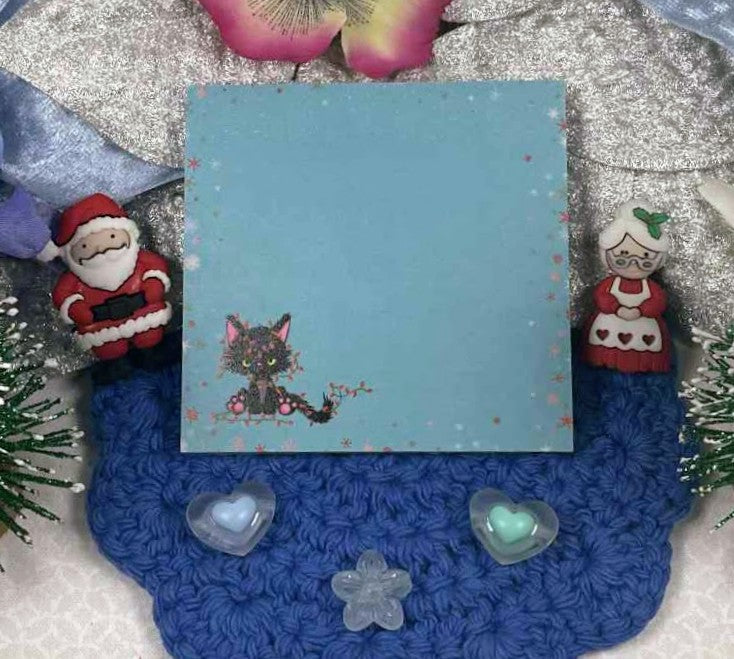 Tangled Cat Sticky Notes 3&quot; x 3&quot; Autumnmist Boutique