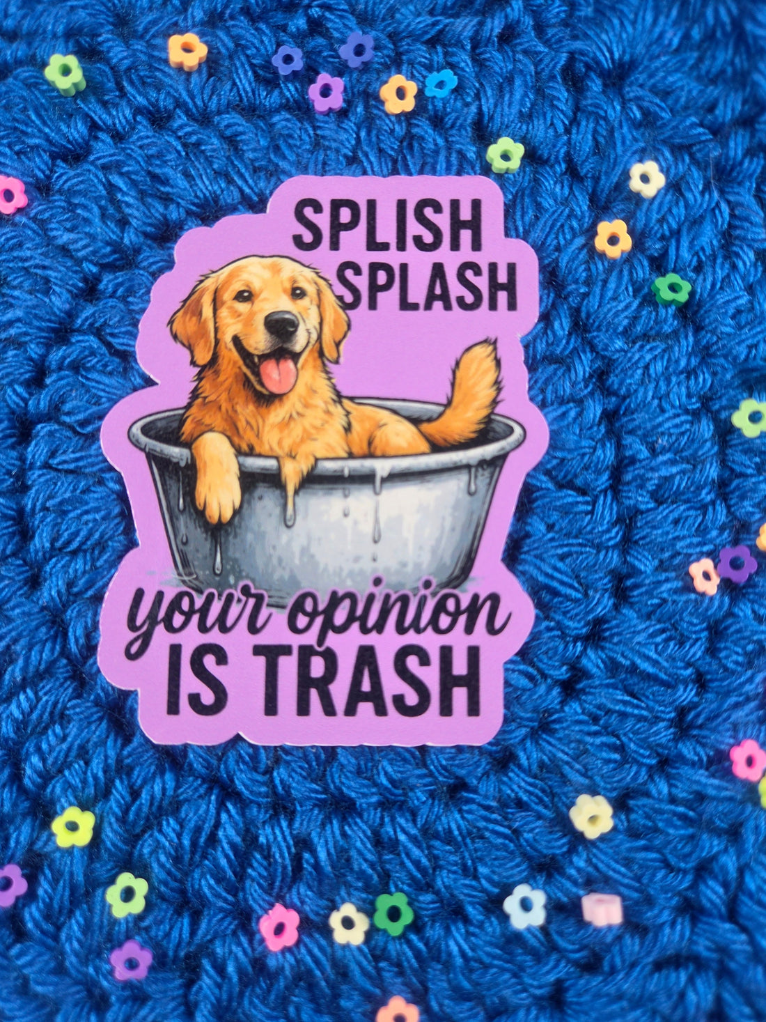 Your Opinion is Trash Vinyl Sticker Autumnmist Boutique
