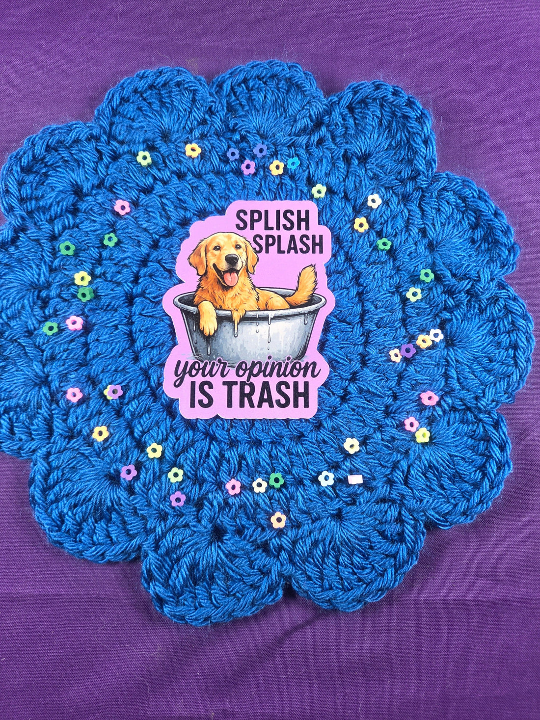 Your Opinion is Trash Vinyl Sticker Autumnmist Boutique