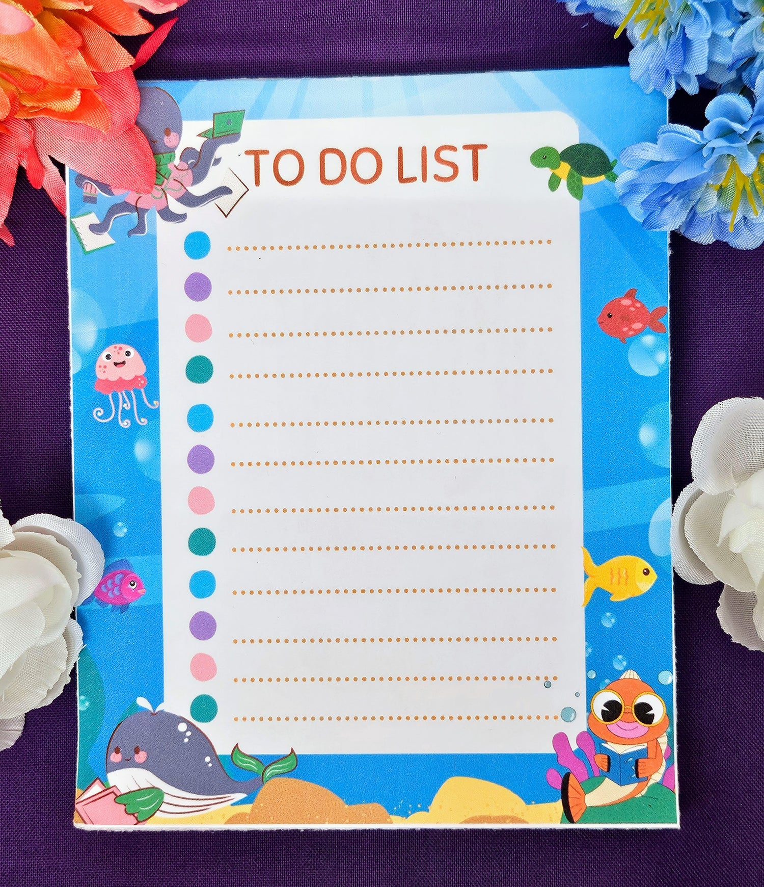 Underwater Reading Notepad