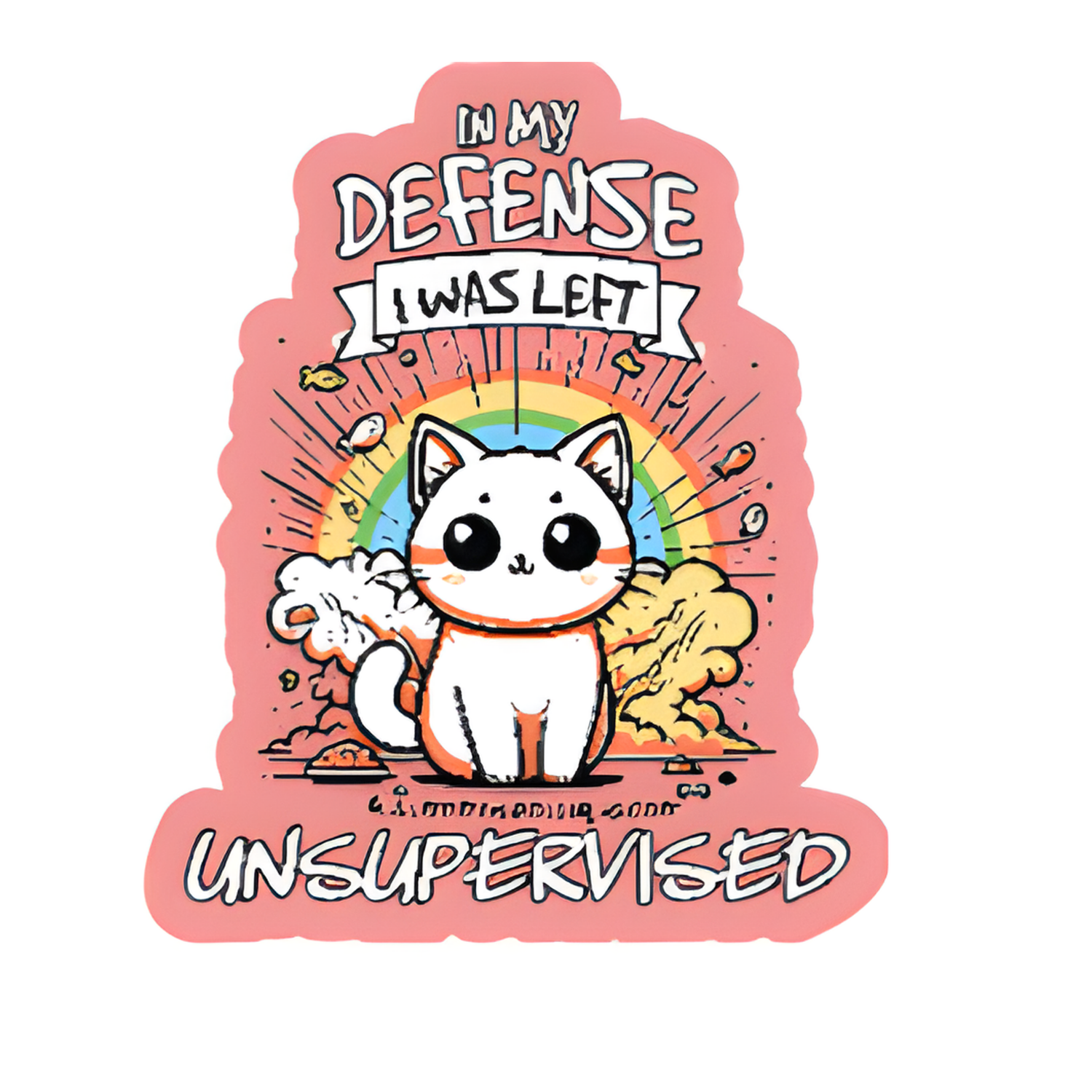 Unsupervised Chaos Vinyl Sticker Autumnmist Boutique