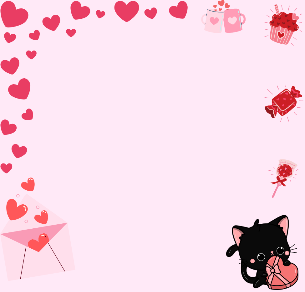 Valentine Whiskers Sticky Notes 3" x 3" Autumnmist Boutique