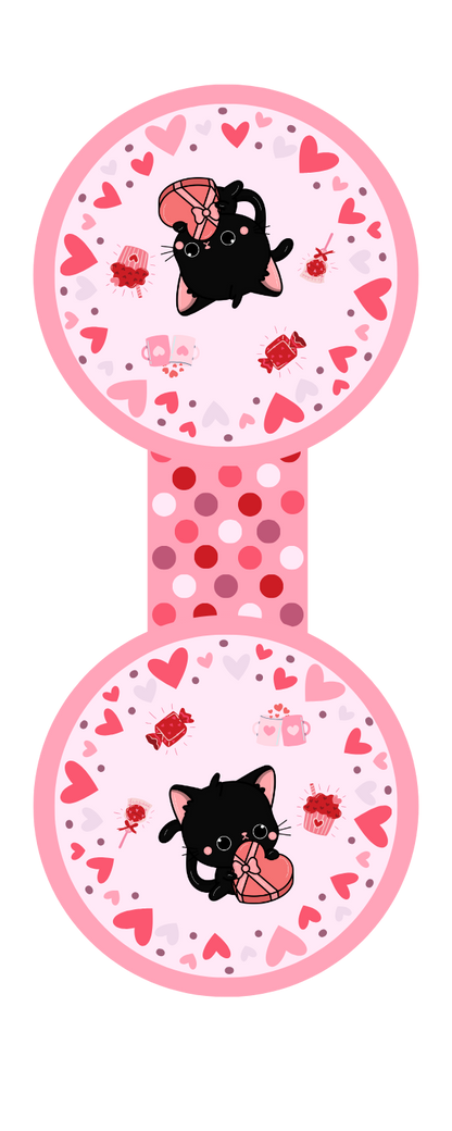 Valentine Whiskers Magnetic Bookmark Autumnmist Boutique