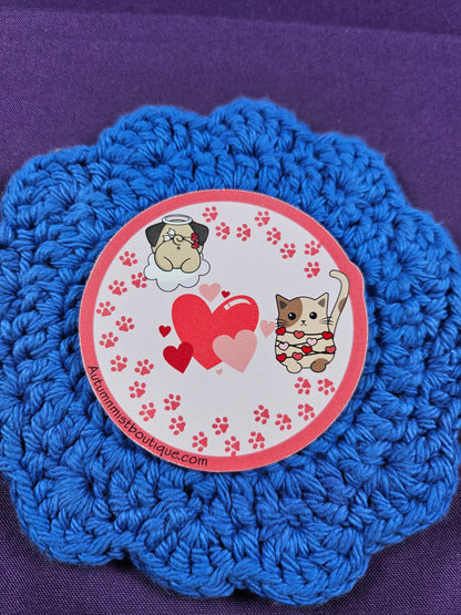 Paws &amp; Hearts Sticker Autumnmist Boutique