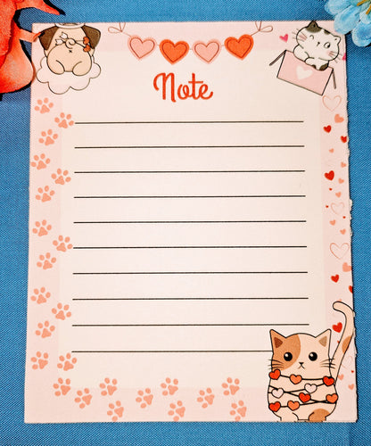 Paws &amp; Whiskers Notepad