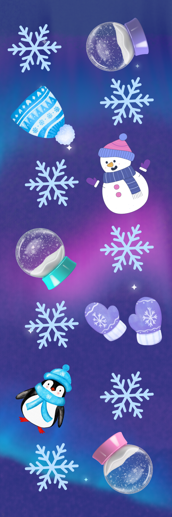 Winter Whimsy Bookmark Autumnmist Boutique