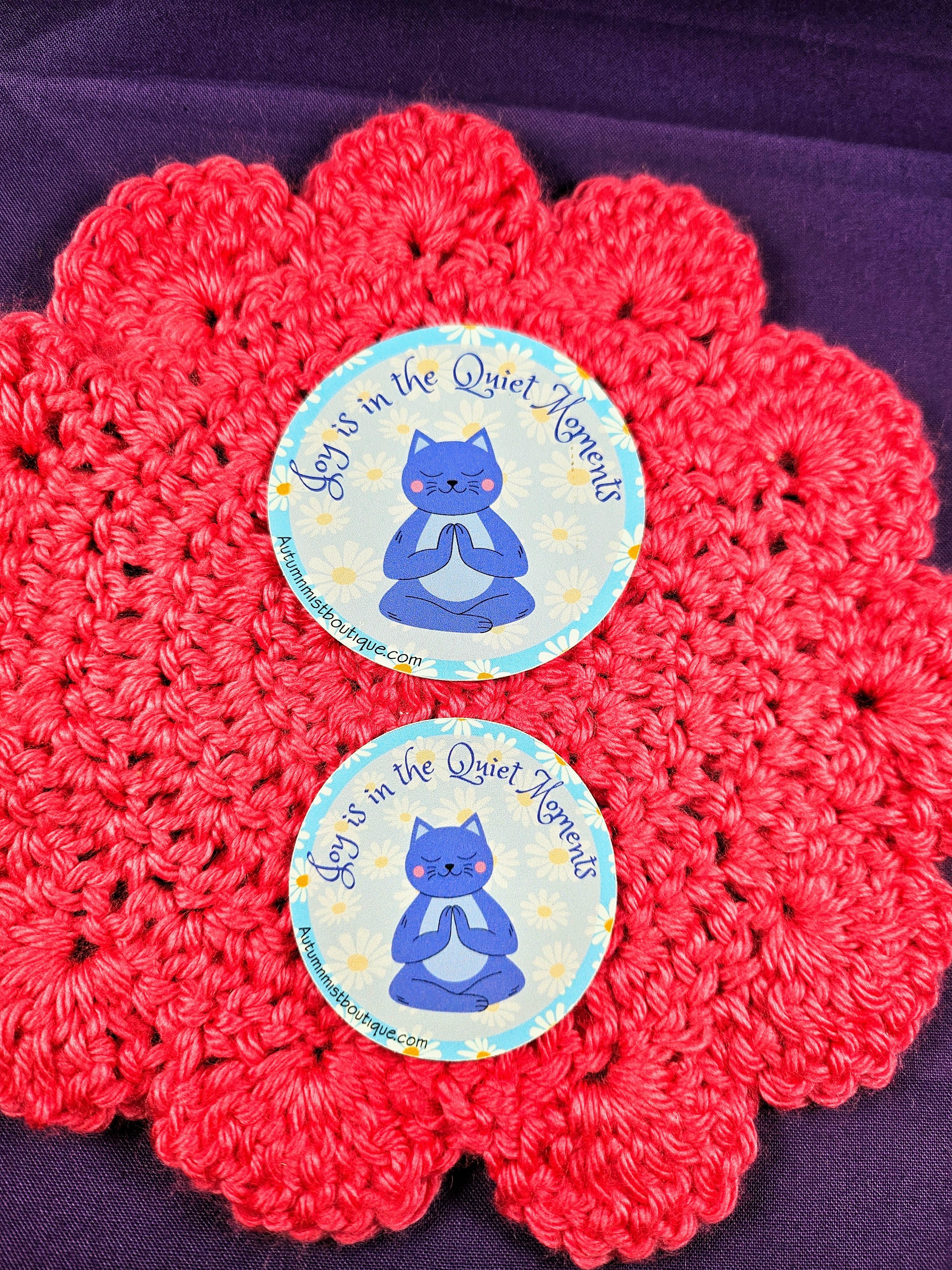 Quiet Moments Cat Sticker Autumnmist Boutique