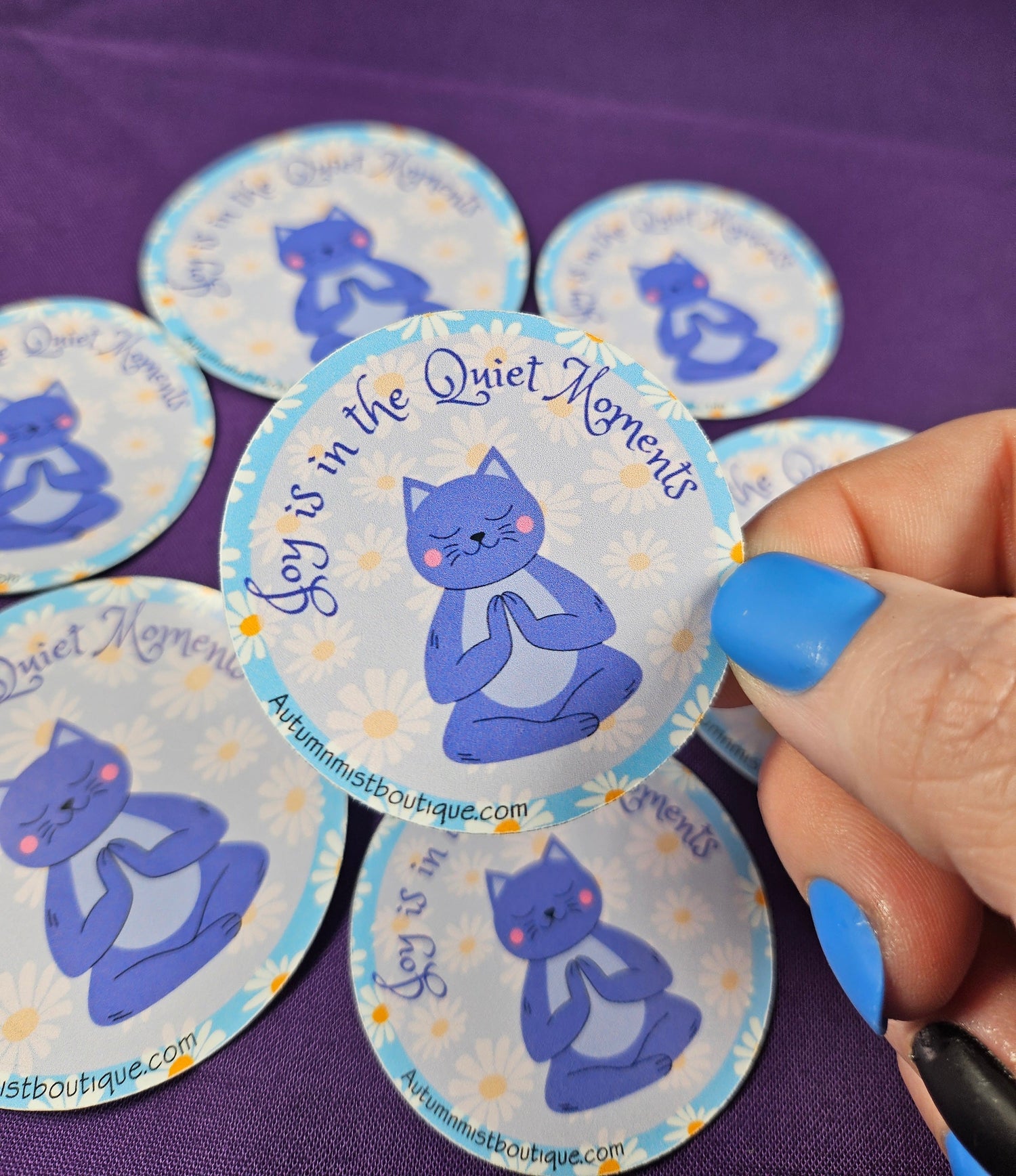 Quiet Moments Cat Sticker Autumnmist Boutique