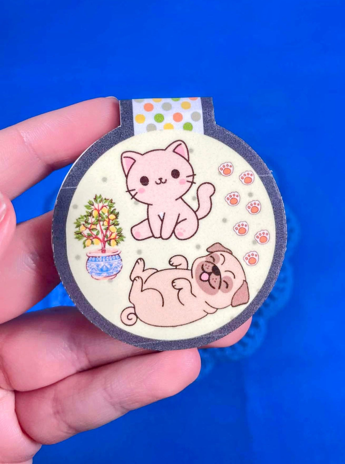 Lemon Friends Magnetic Bookmark Autumnmist Boutique