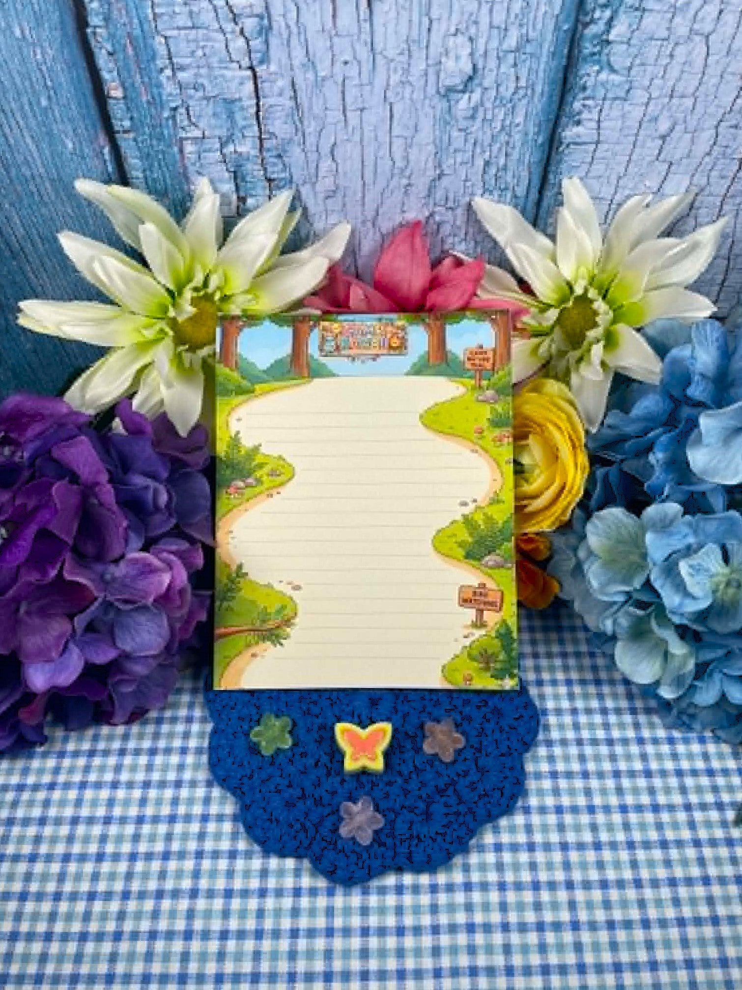 Camp Kawaii Nature Trail Notepad 4.25" x 5.5" Autumnmist Boutique