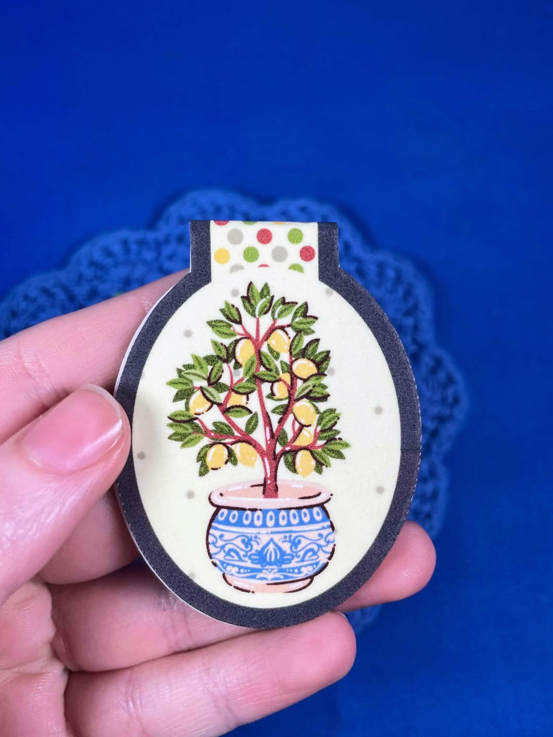 Lemon Tree Magnetic Bookmark Autumnmist Boutique