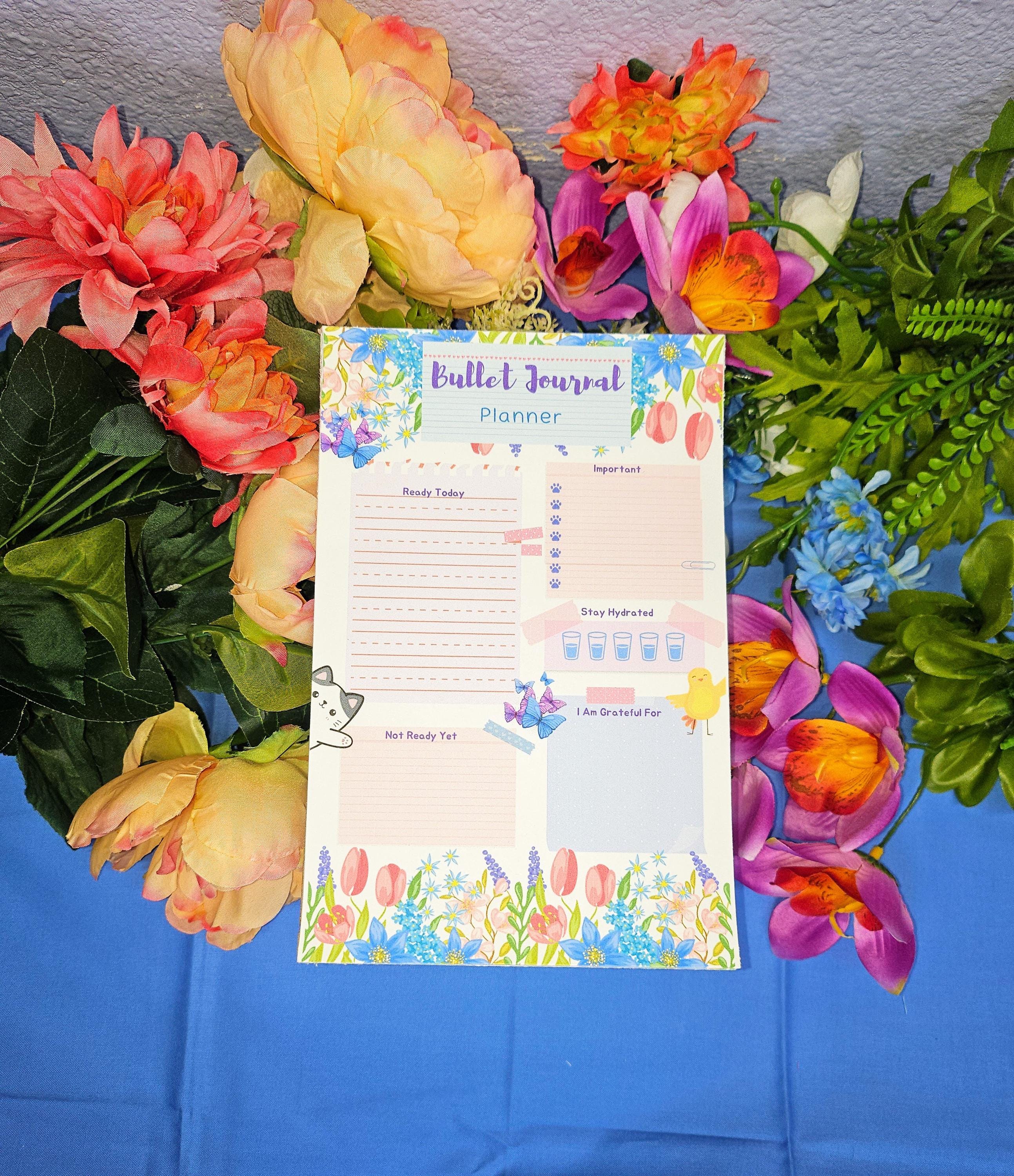 Bloom &amp; Plan Daily Planner Notepad 5.5" x 8.5"