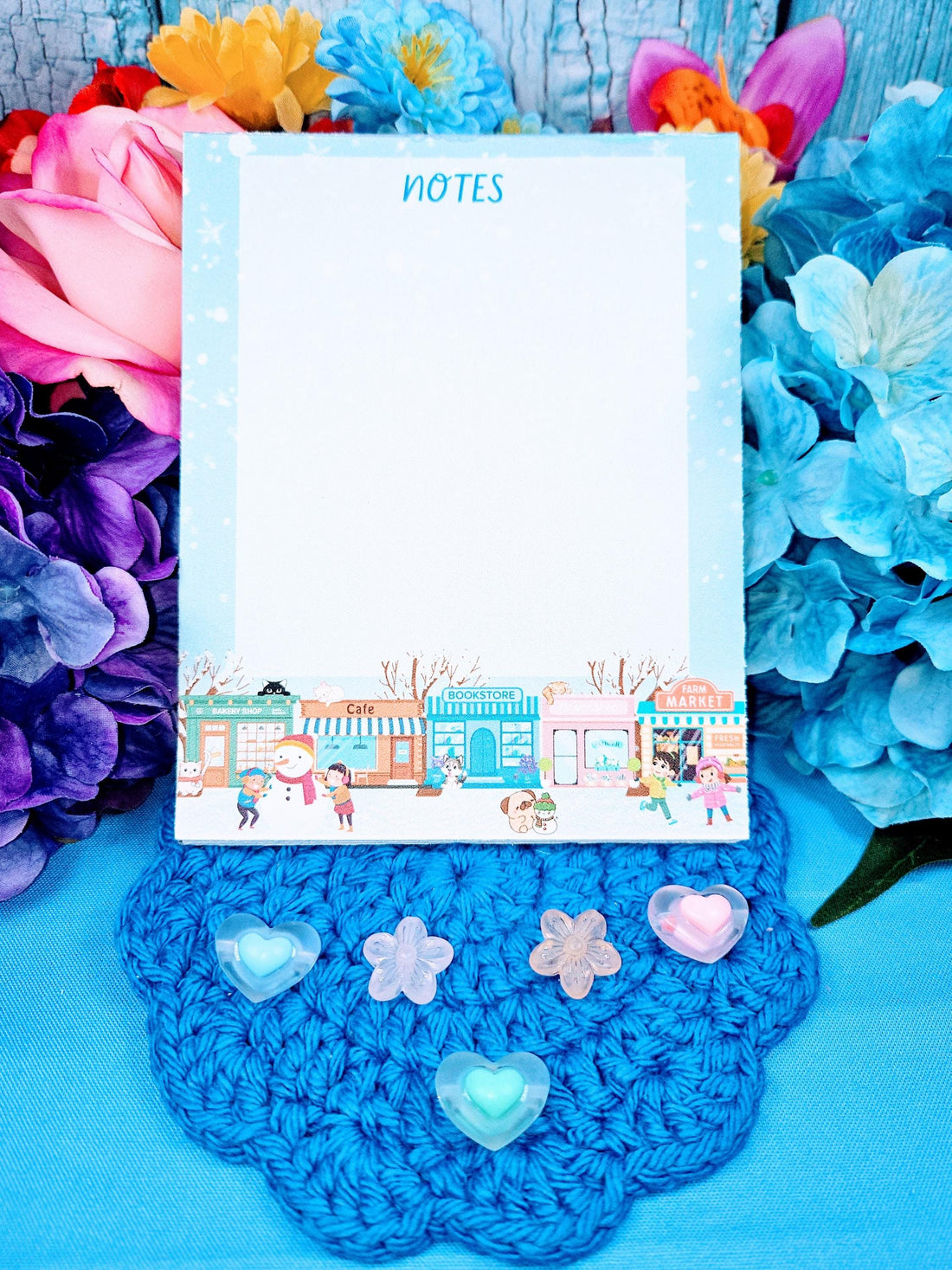 Main Street Winter Edition Notepad 4.25&quot; x 5.5&quot;