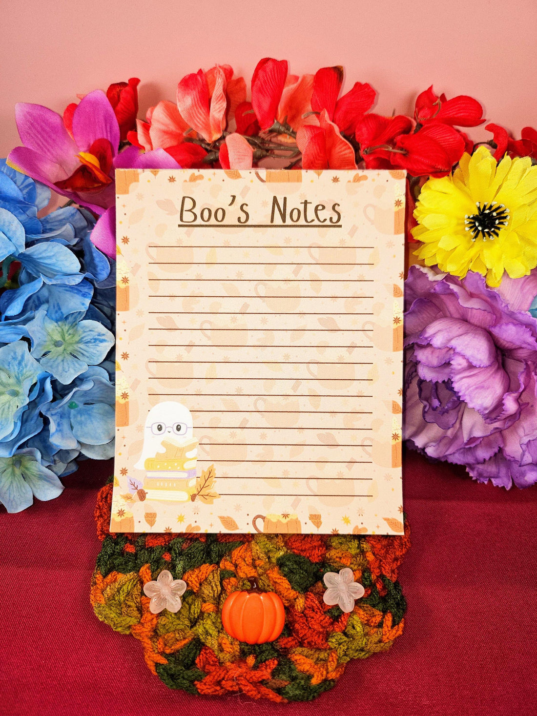 Boo’s Notes Cozy Ghost Notepad 4.25&quot; x 5.5&quot;