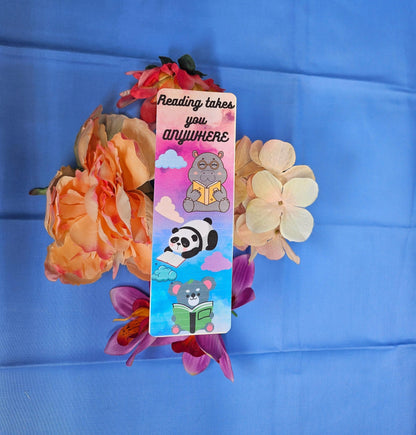 Cloud Reading Bookmark