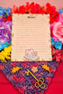 Fall Cozy Cat Notepad 4.25" x 5.5"