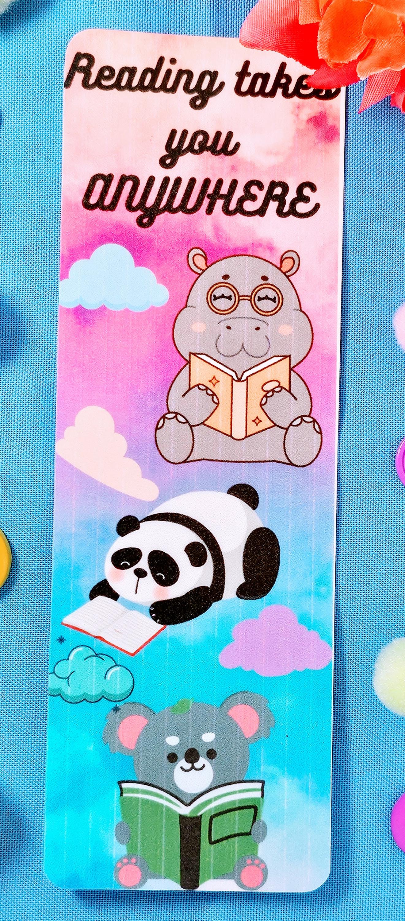 Cloud Reading Bookmark