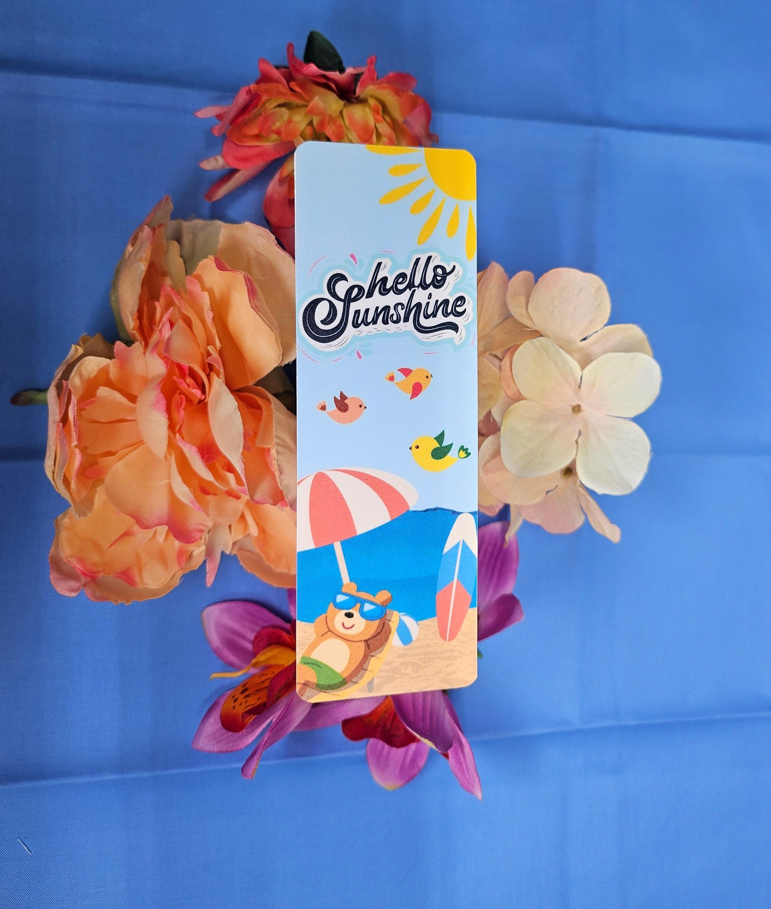 Hello Sunshine Beach Vibes Bookmark