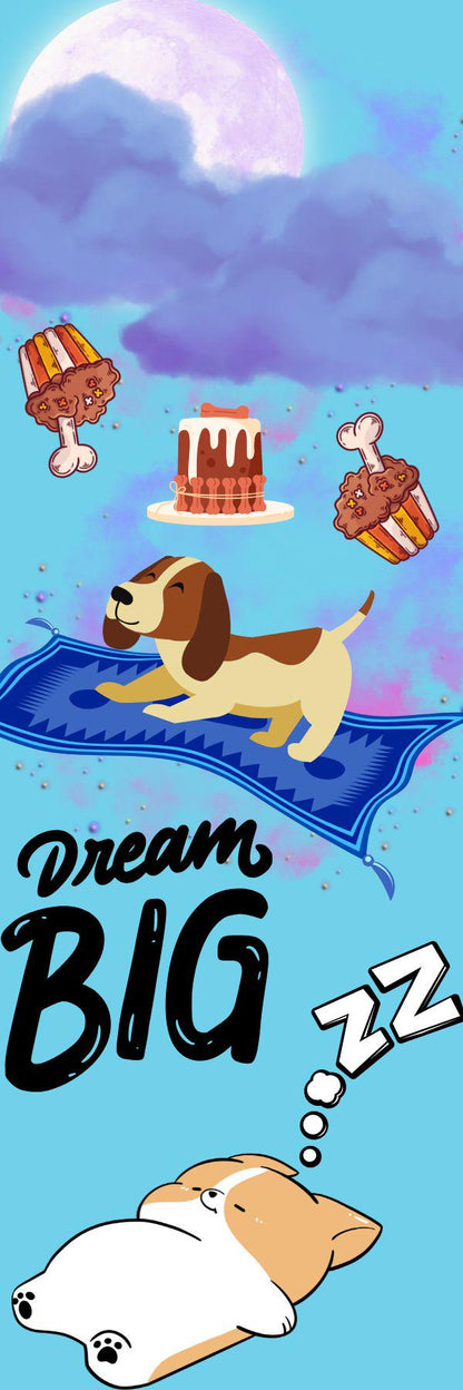 Dream BIG Flying Dog Bookmark