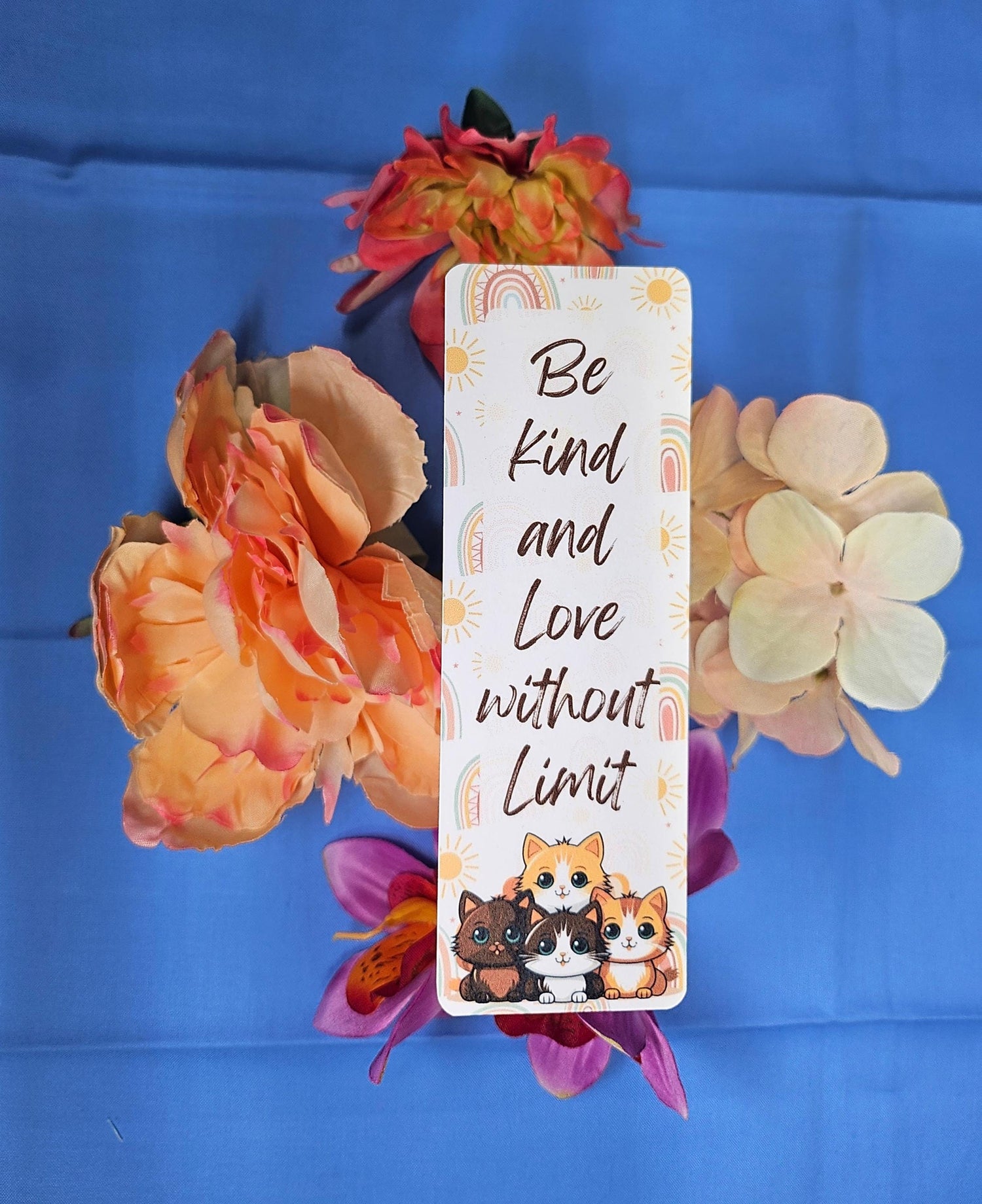 Be Kind Uplifting Cat Bookmark