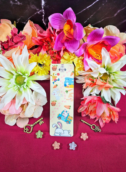 Carrot-Fueled Adventures Bunny Bookmark
