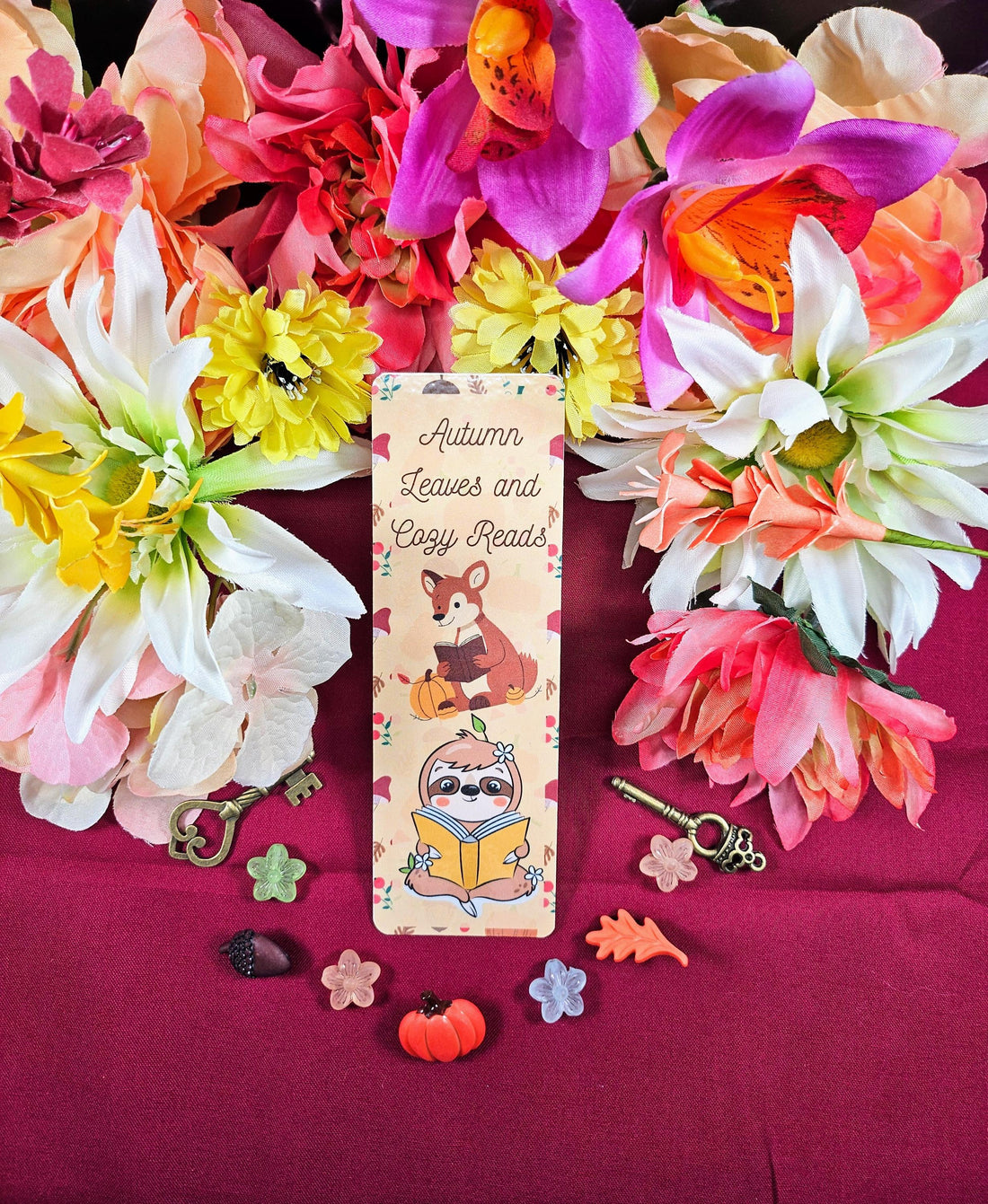 Autumn Leaves Reading Bookmark