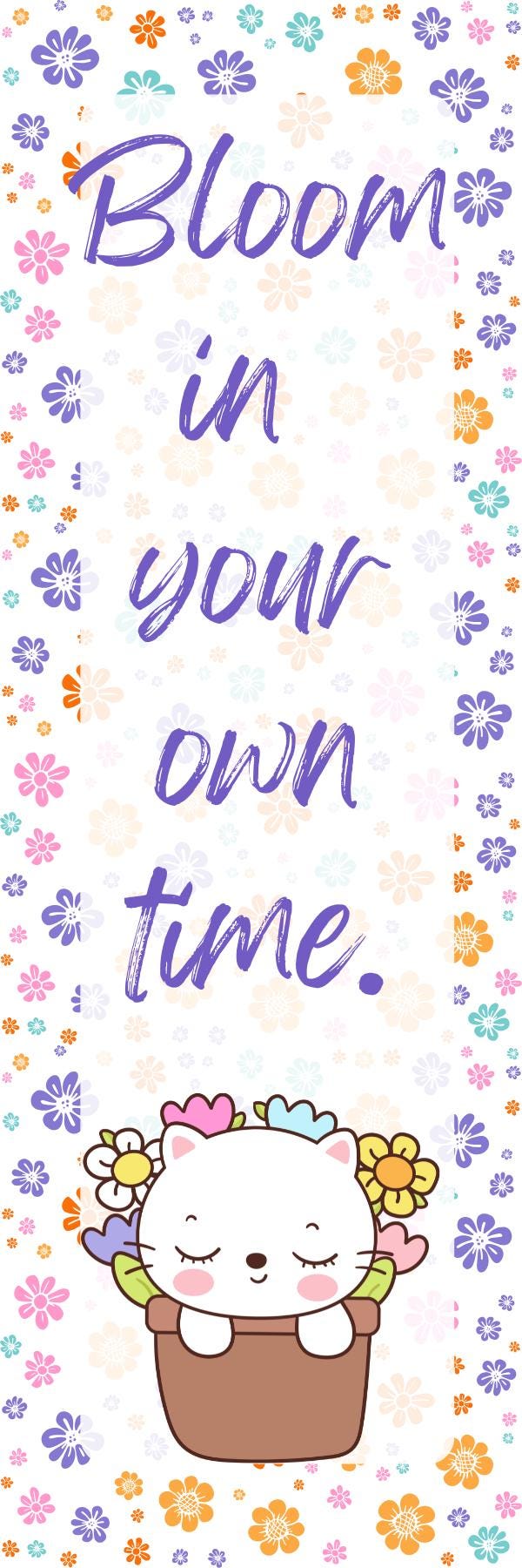 Paws and Petals Bookmark