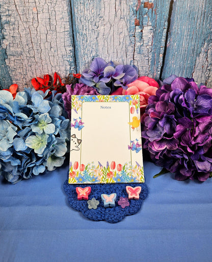 Whimsical Floral Animal Notepad 4.25&quot; x 5.5&quot;