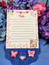Paws & Whiskers Valentines Notepad 4.25" x 5.5"
