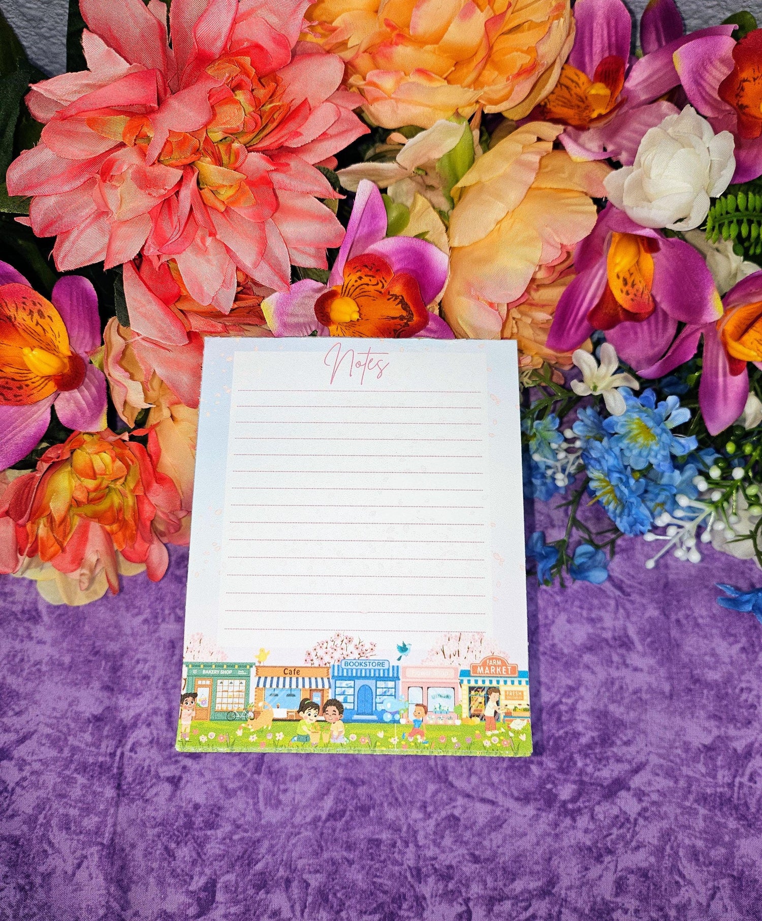 Main Street Spring Edition Notepad 4.25&quot; x 5.5&quot;