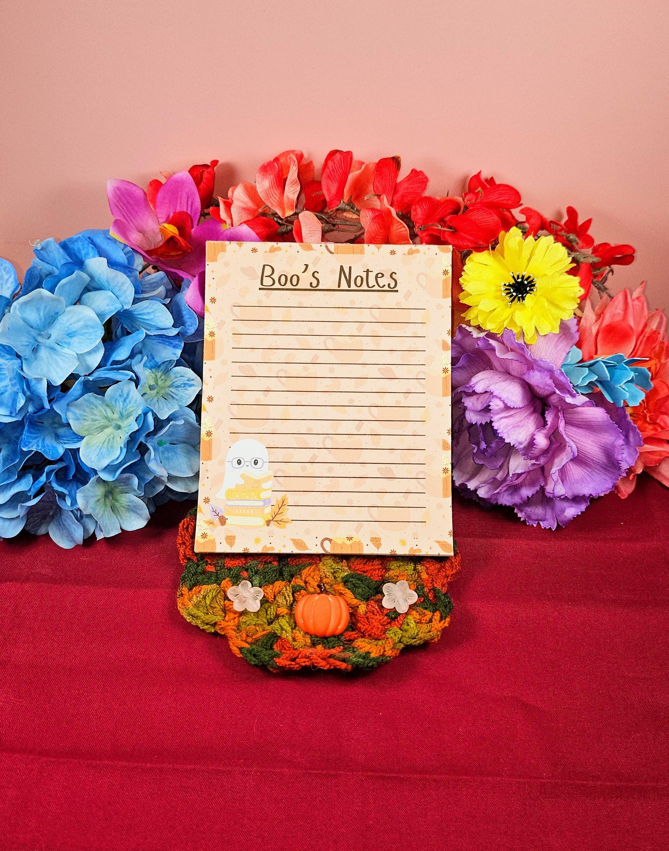 Boo’s Notes Cozy Ghost Notepad 4.25&quot; x 5.5&quot;