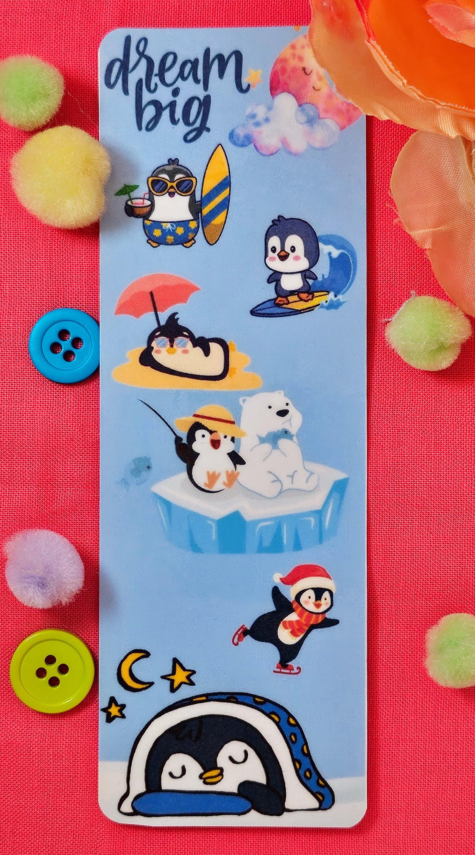 Penguin Adventures Bookmark