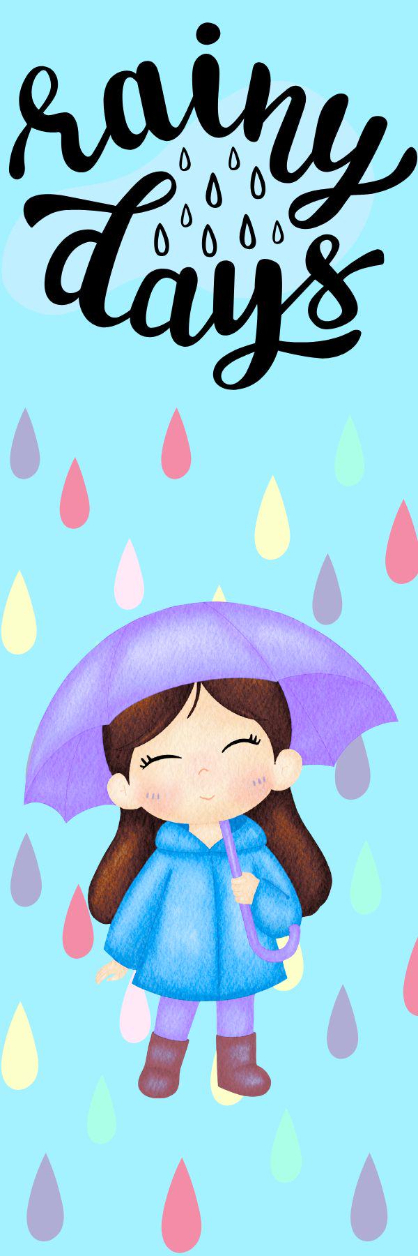 Rainy Days Bookmark