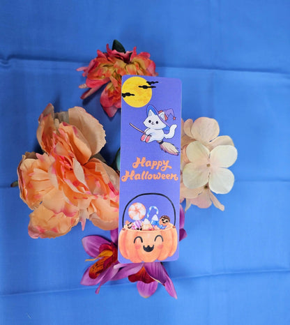 Happy Halloween Whiskers Bookmark