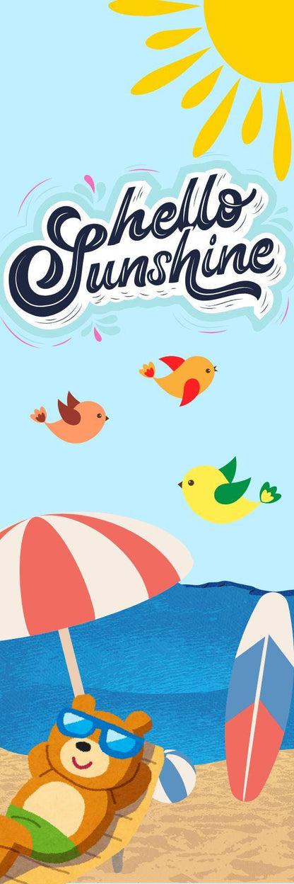 Hello Sunshine Beach Vibes Bookmark