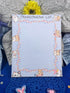 Sweet Paws Parade Procrastination Notepad 4.25" x 5.5" Autumnmist Boutique