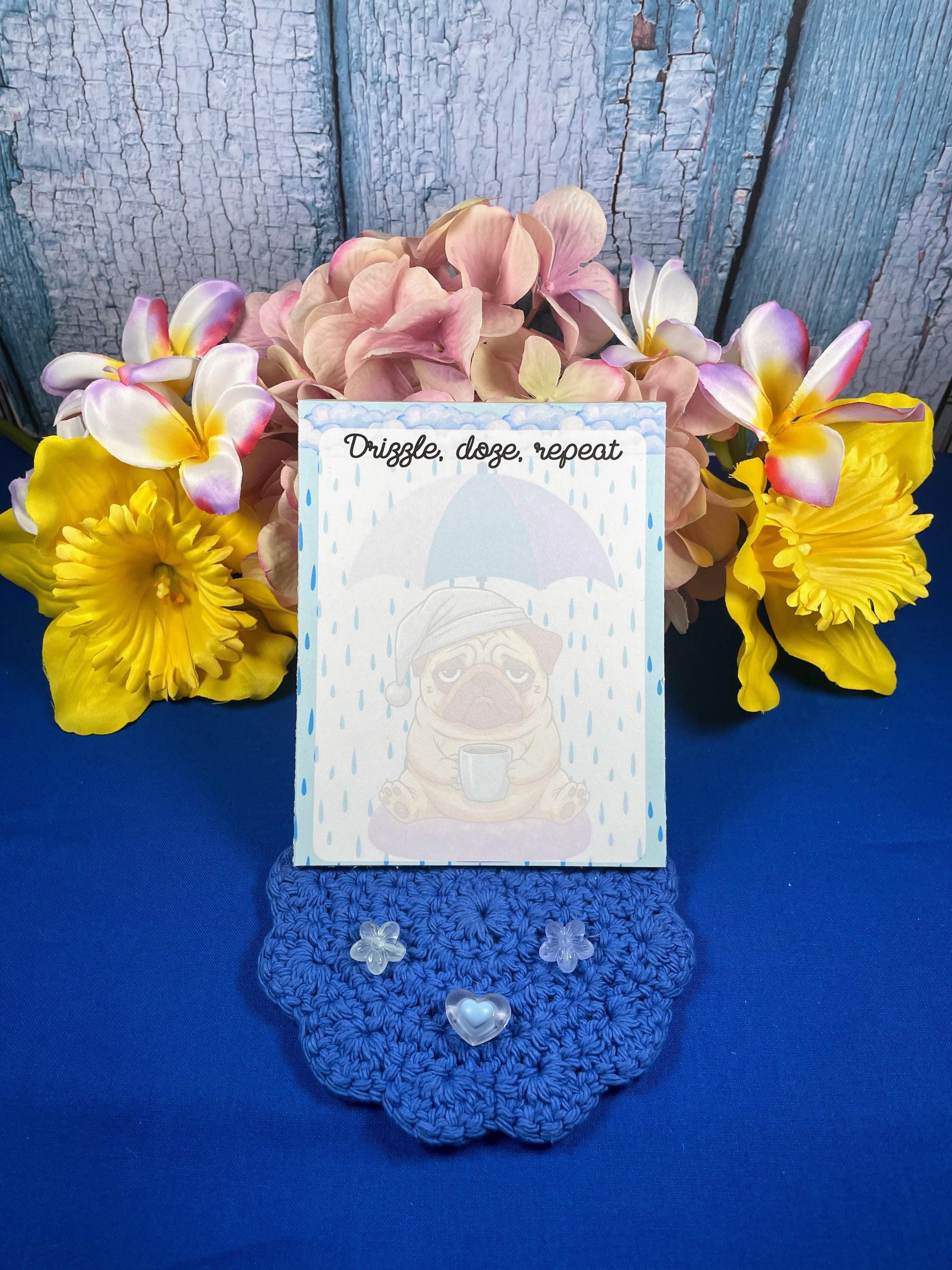 Rainy Dog Notepad 4.25&amp;quot; x 5.5&amp;quot; Autumnmist Boutique