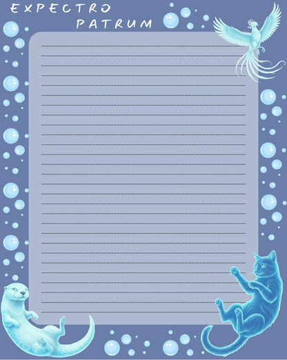 Expecto Petronum Notepad 4.25&amp;quot; x 5.5&amp;quot; Autumnmist Boutique